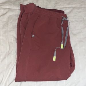 Figs Mari Skinny Jogger Scrub Pants in Mauve | Size Medium